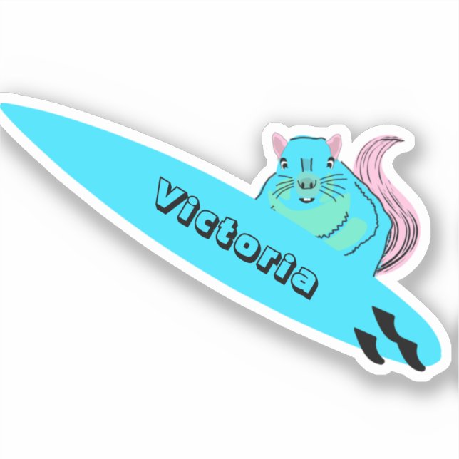 Naughty Squirrel #1803 Surfing (Front)