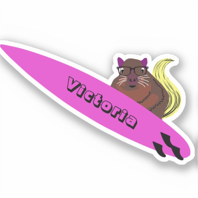 Naughty Squirrel #1888 Surfing (Front)