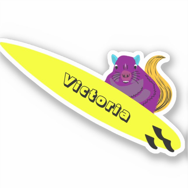 Naughty Squirrel #1996 Surfing (Front)