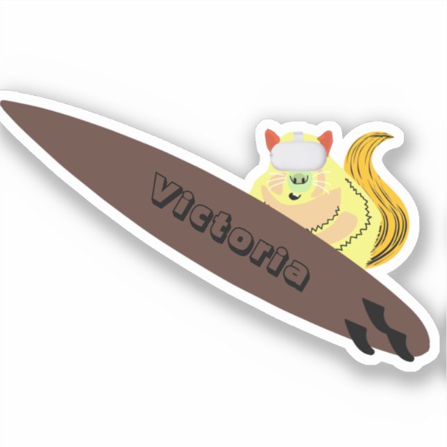 Naughty Squirrel #2050 Surfing (Front)