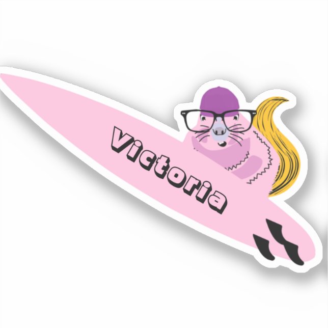 Naughty Squirrel #2137 Surfing (Front)