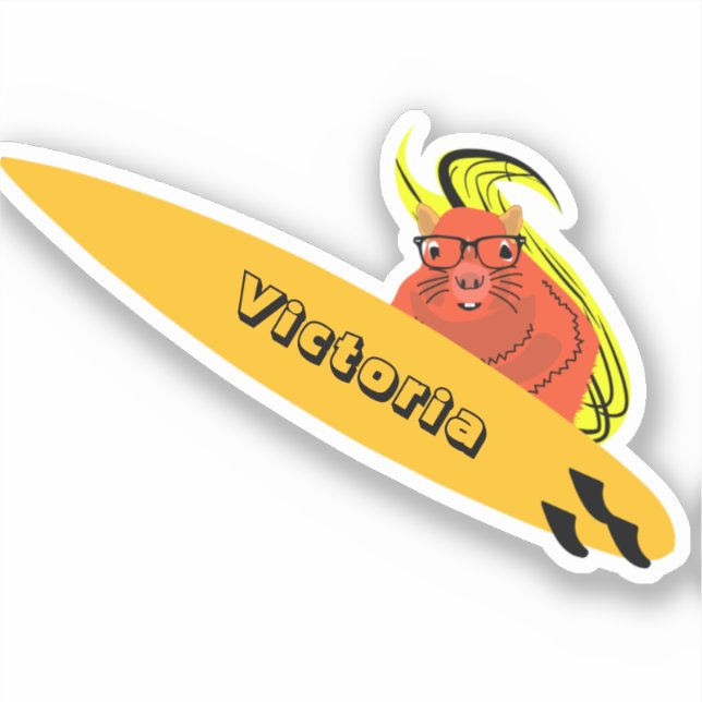 Naughty Squirrel #2186 Surfing (Front)
