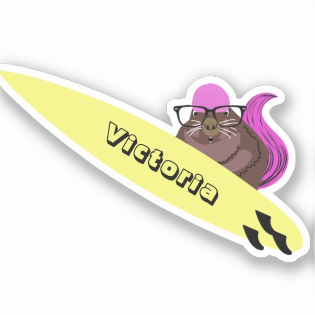 Naughty Squirrel #2233 Surfing (Front)