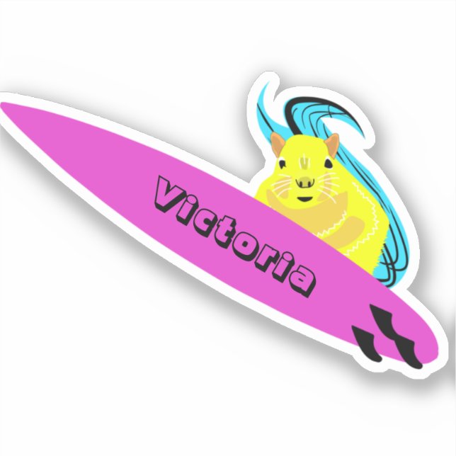 Naughty Squirrel #2299 Surfing (Front)