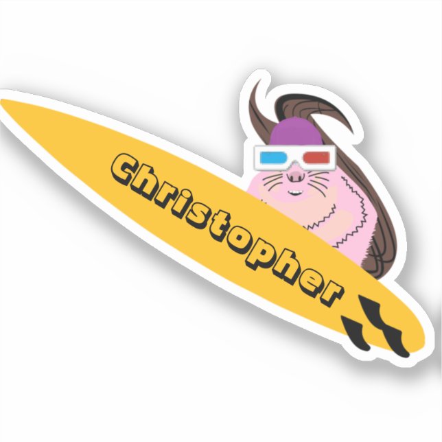 Naughty Squirrel #229 Surfing (Front)