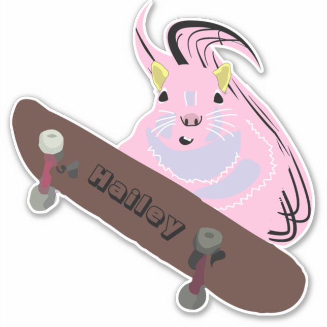 Naughty Squirrel #238 Hailey Skateboarding (Front)
