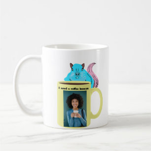 Naughty Squirrel #253 Coffee Human Mug