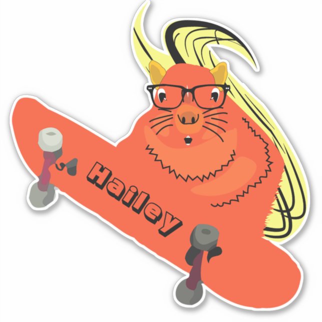 Naughty Squirrel #265 Hailey Skateboarding (Front)