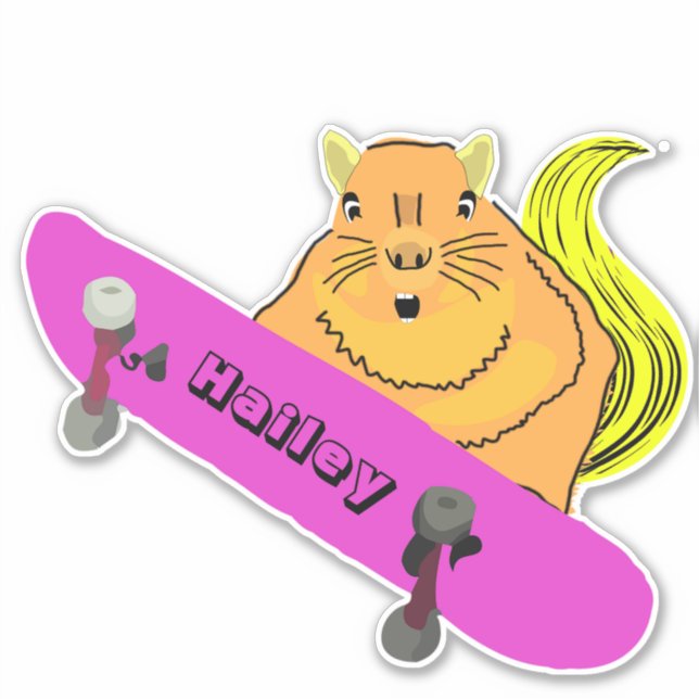 Naughty Squirrel #269 Hailey Skateboarding (Front)