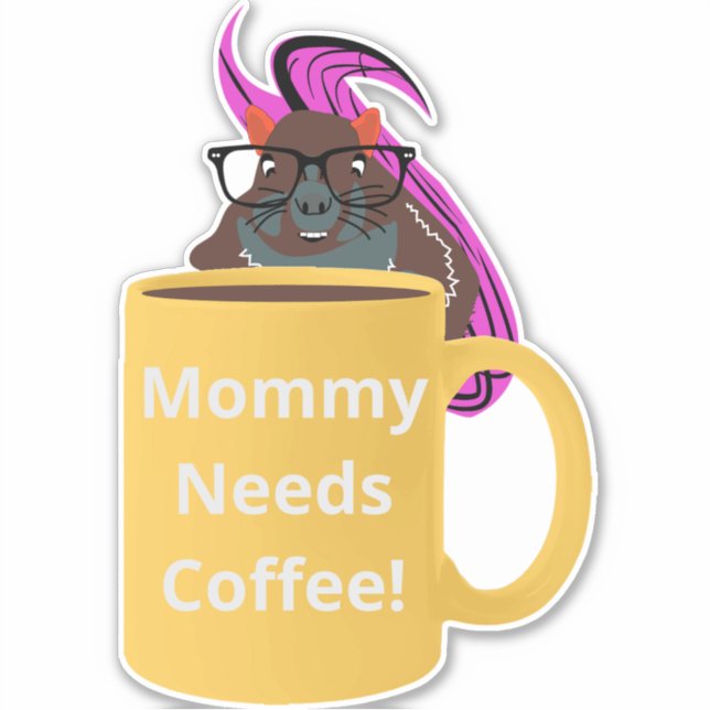 Naughty Squirrel #292 Coffee Cup (Front)