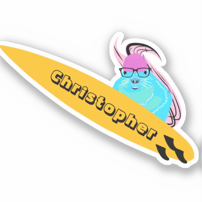 Naughty Squirrel #336 Surfing (Front)