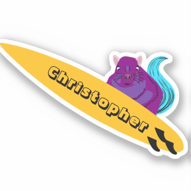 Naughty Squirrel #358 Surfing (Front)