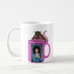 Naughty Squirrel #366 Coffee Human Mug