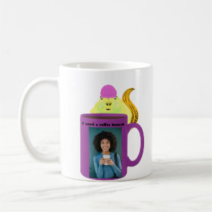 Naughty Squirrel #425 Coffee Human Mug