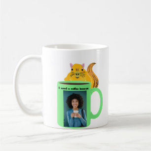 Naughty Squirrel #445 Coffee Human Mug