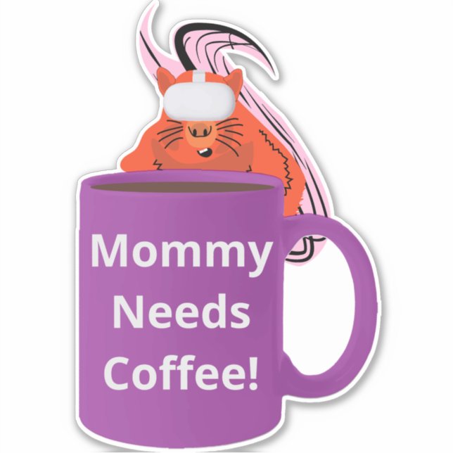 Naughty Squirrel #469 Coffee Cup (Front)