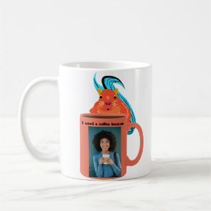 Naughty Squirrel #485 Coffee Human Mug