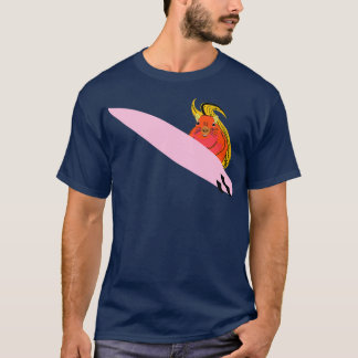 Naughty Squirrel 643 Surfing T-Shirt
