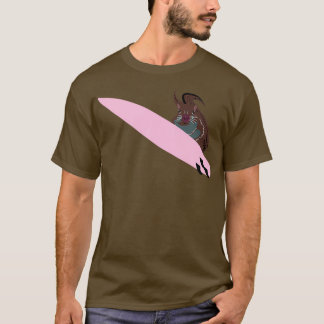 Naughty Squirrel 757 Surfing T-Shirt