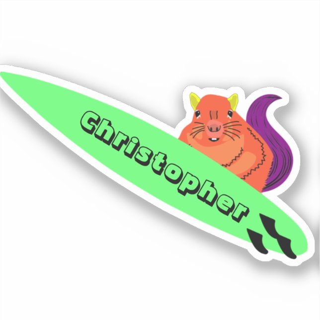 Naughty Squirrel #905 Surfing (Front)