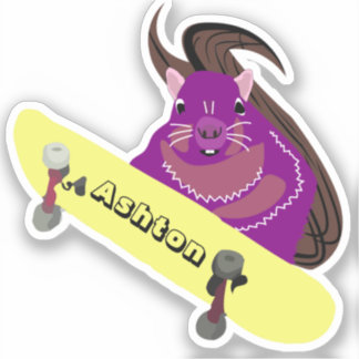 Naughty Squirrel #953 Custom Name Skate
