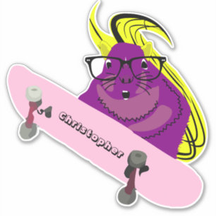 Naughty Squirrel #96 Skateboarding