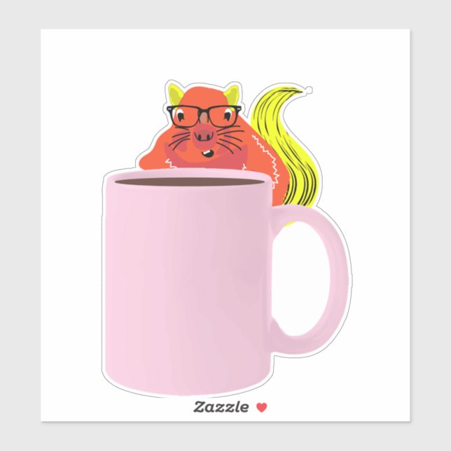 Naughty Squirrel #978 Sticker (Sheet)