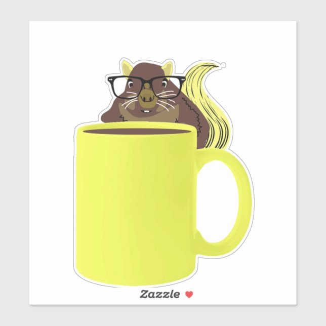 Naughty Squirrel #978 Sticker (Sheet)