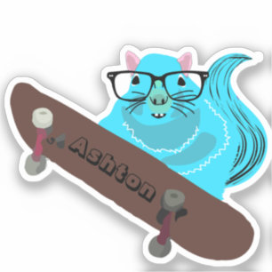 Naughty Squirrel #985 Custom Name Skate