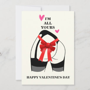 Naughty Valentine's Day boyfriend funny Card 