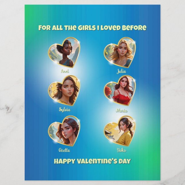 Naughty Valentine's Day Card for a Bachelorette (Front)