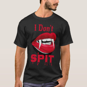 Naughty Vampire Lips and Fangs T T-Shirt
