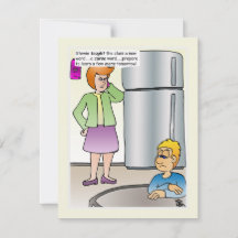 Naughty Words Flat Card