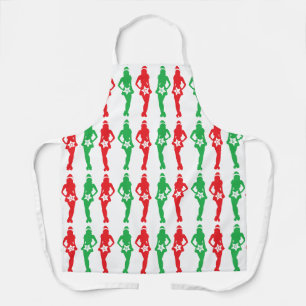 Naughty Xmas Elves Apron