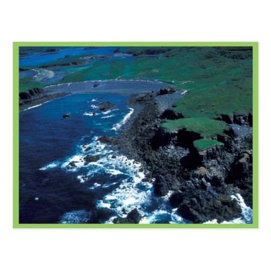 Naugolka Point Coastline, Kodiak Postcard