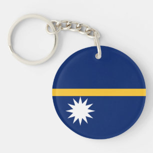 Nauru Flag Keychain