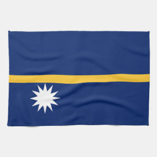 Nauru Flag Kitchen Towel
