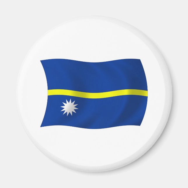 Nauru Flag Magnet (Front)