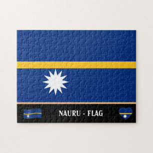 Nauru Flag & Nauran country / Nauru Jigsaw Puzzle