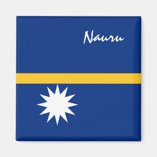 Nauru flag & Oceania Islands holiday/sports fans Magnet