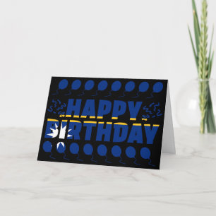 Nauru Flag Patriotic Birthday Card