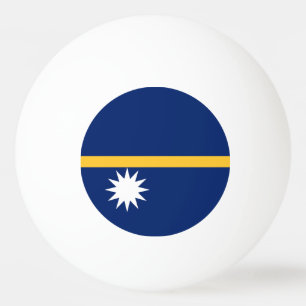 Nauru Flag Ping Pong Ball
