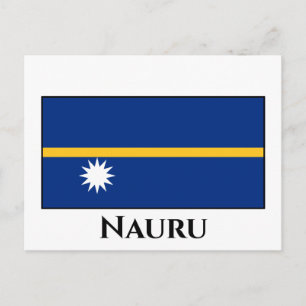 Nauru Flag Postcard
