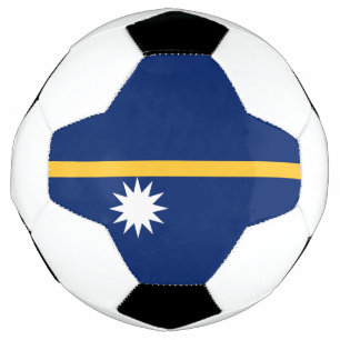 Nauru Flag Soccer Ball