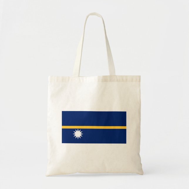 Nauru Flag Tote Bag (Front)