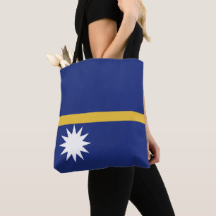 Nauru flag tote bag