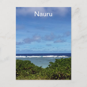nauru ocean view postcard