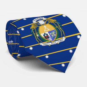 Nauruan Flag & Coat of Arms, Flag of Nauru Tie