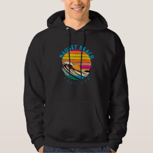 Nauset Beach Retro 1980s Style Cape Cod Beach Hoodie