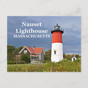 Nauset Light, Cape Cod, Massachusetts Postcard